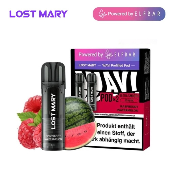 Lost Mary Wavi - Raspberry Watermelon - Prefilled Pod 2ml/ Stück